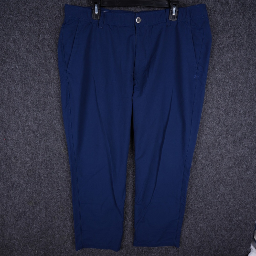 Under Armour Performance Golf Pants Mens 40x30 Navy Blue Excellent Stretch